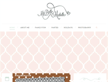Tablet Screenshot of mybellemichelle.com